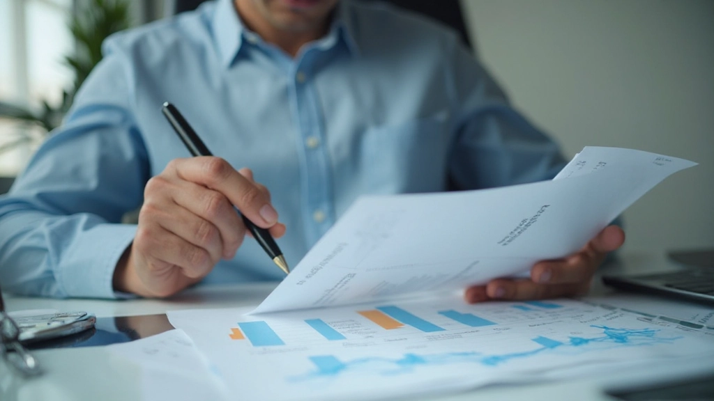 Профессионал анализирует данные о доходах и расходах для управления личным бюджетом