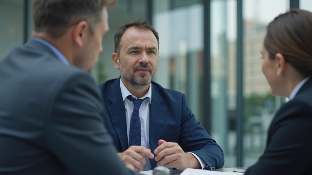 Финансовый специалист проводит консультацию по планированию пенсионных накоплений