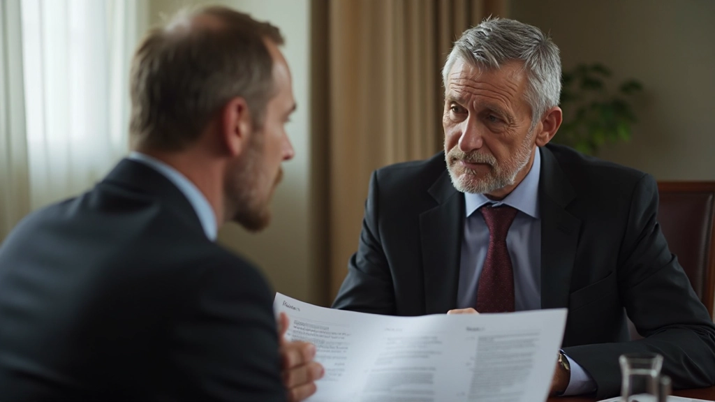 Старший консультант обсуждает налоговые преимущества пенсионных программ